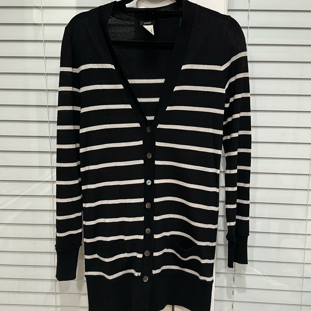 J Crew Long Cardigan Sweater